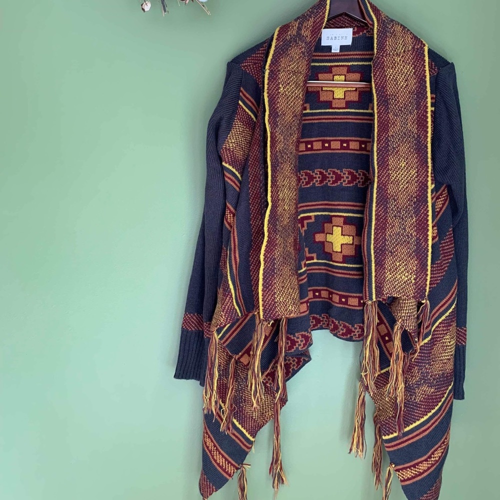 Sabine Aztec Print Sweater